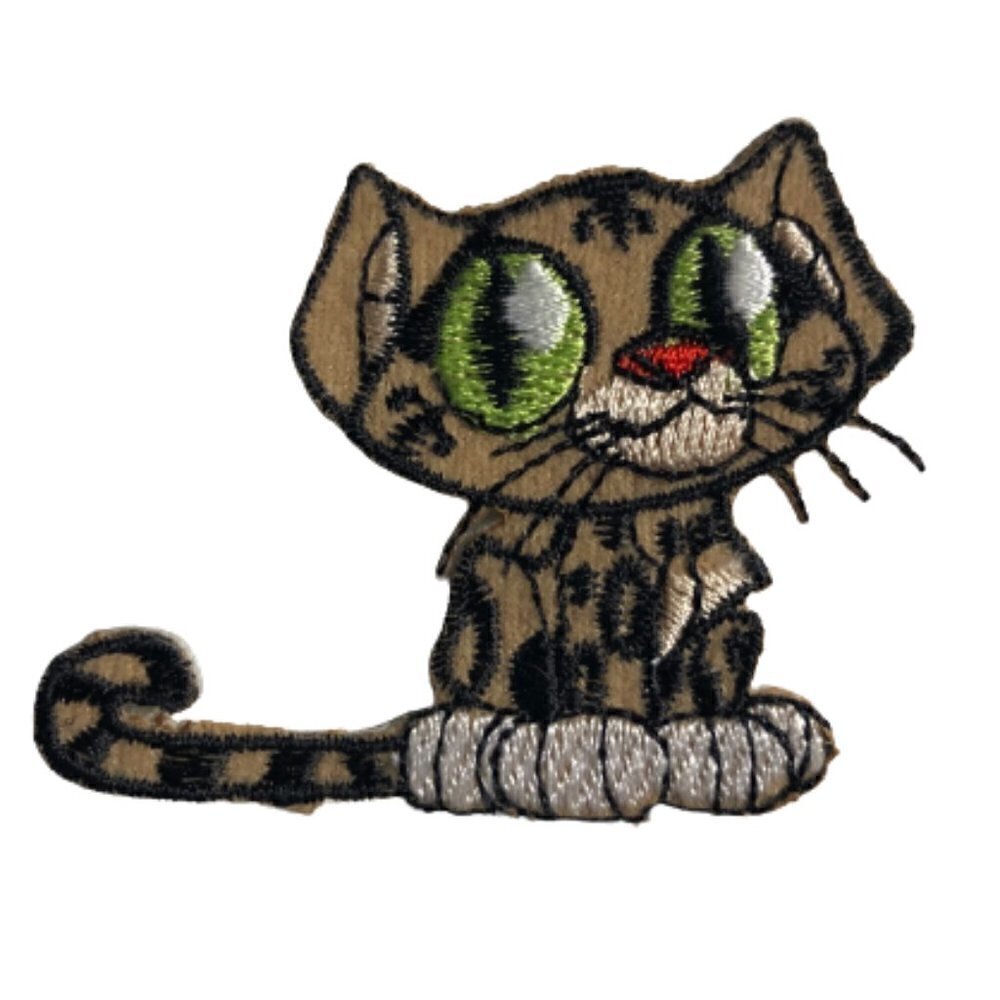 🛒 $3 Embroidered Iron on Patch - Cat #21